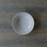 ●24-TS 22 Tomoko Sakai - White Porcelain Round Bowl (165mm)