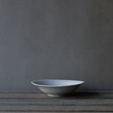 ●24-TS 23 Tomoko Sakai - White Porcelain Six-Petaled Bowl (195mm)