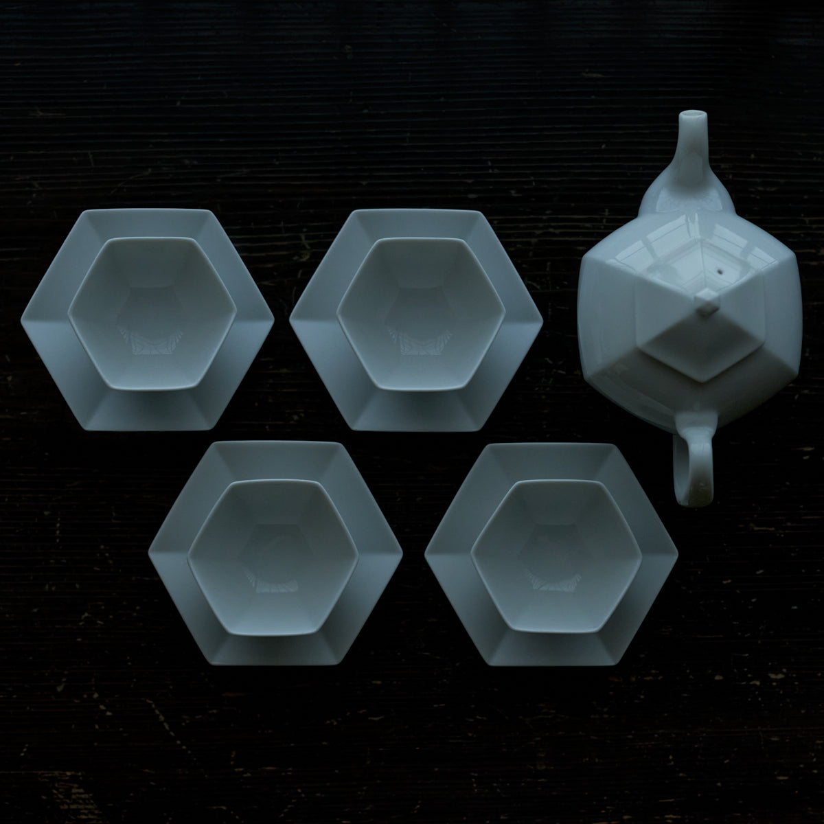 Yuichi Murakami Hexagon Tea Bowl & Saucer