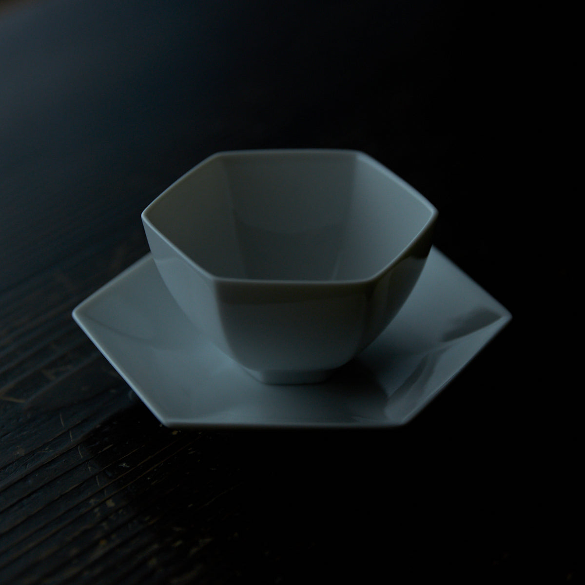 Yuichi Murakami Hexagon Tea Bowl & Saucer
