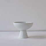 ●25-YT28 White Porcelain Pedestal Small Plate
