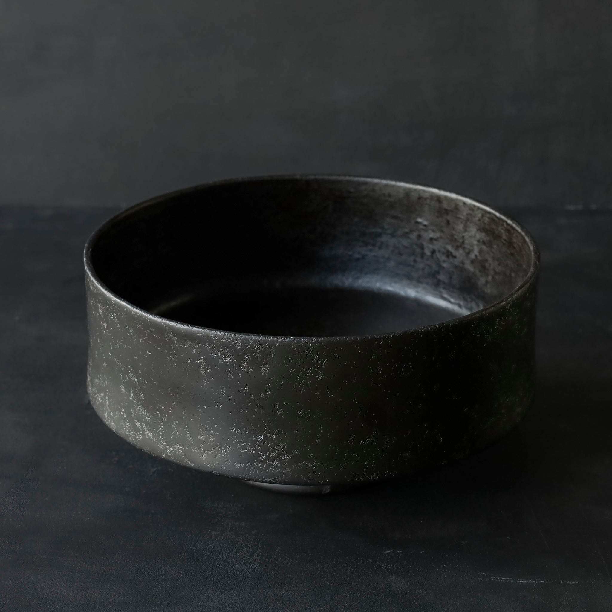 26-AS-50  Takaashi-hachi (High-footed Small Bowl) – Black