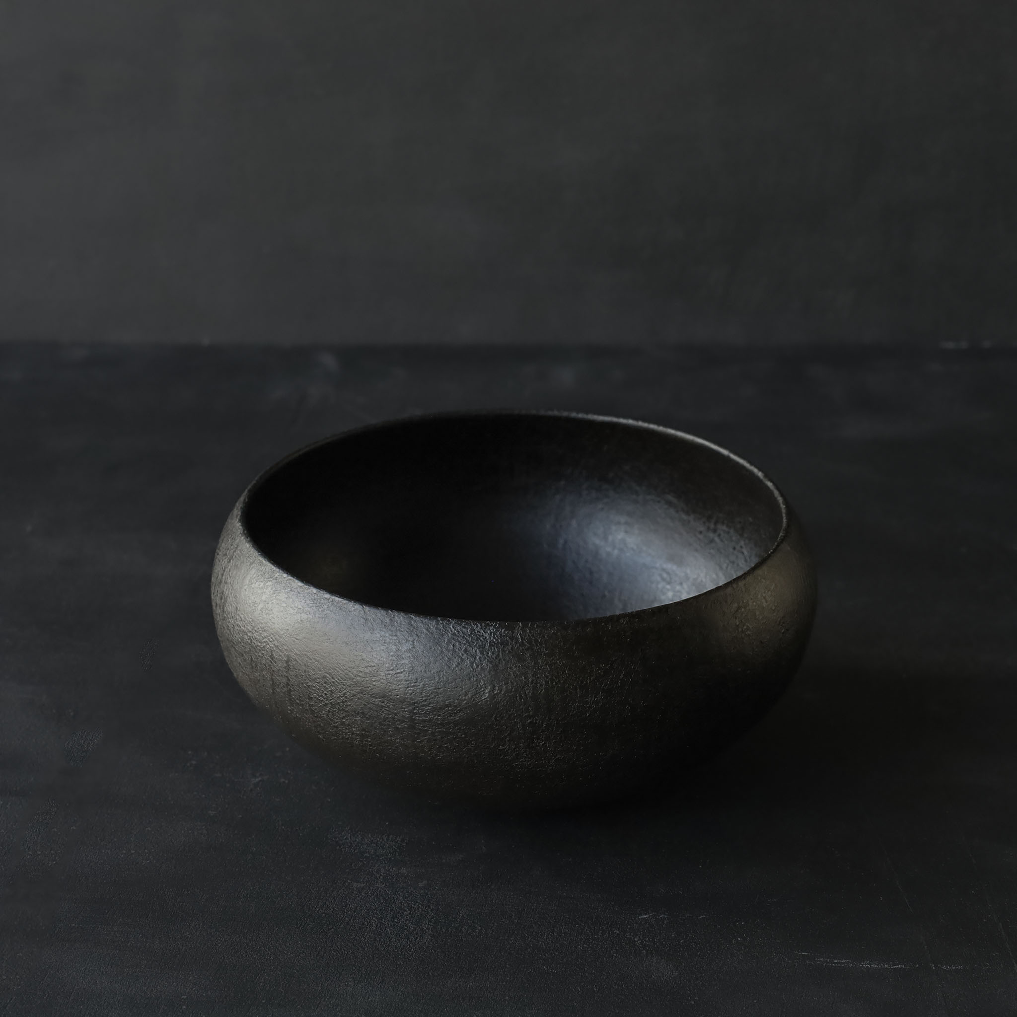 26-AS-31  Teppatsu (Iron Alms Bowl-shaped Large Bowl) – Black