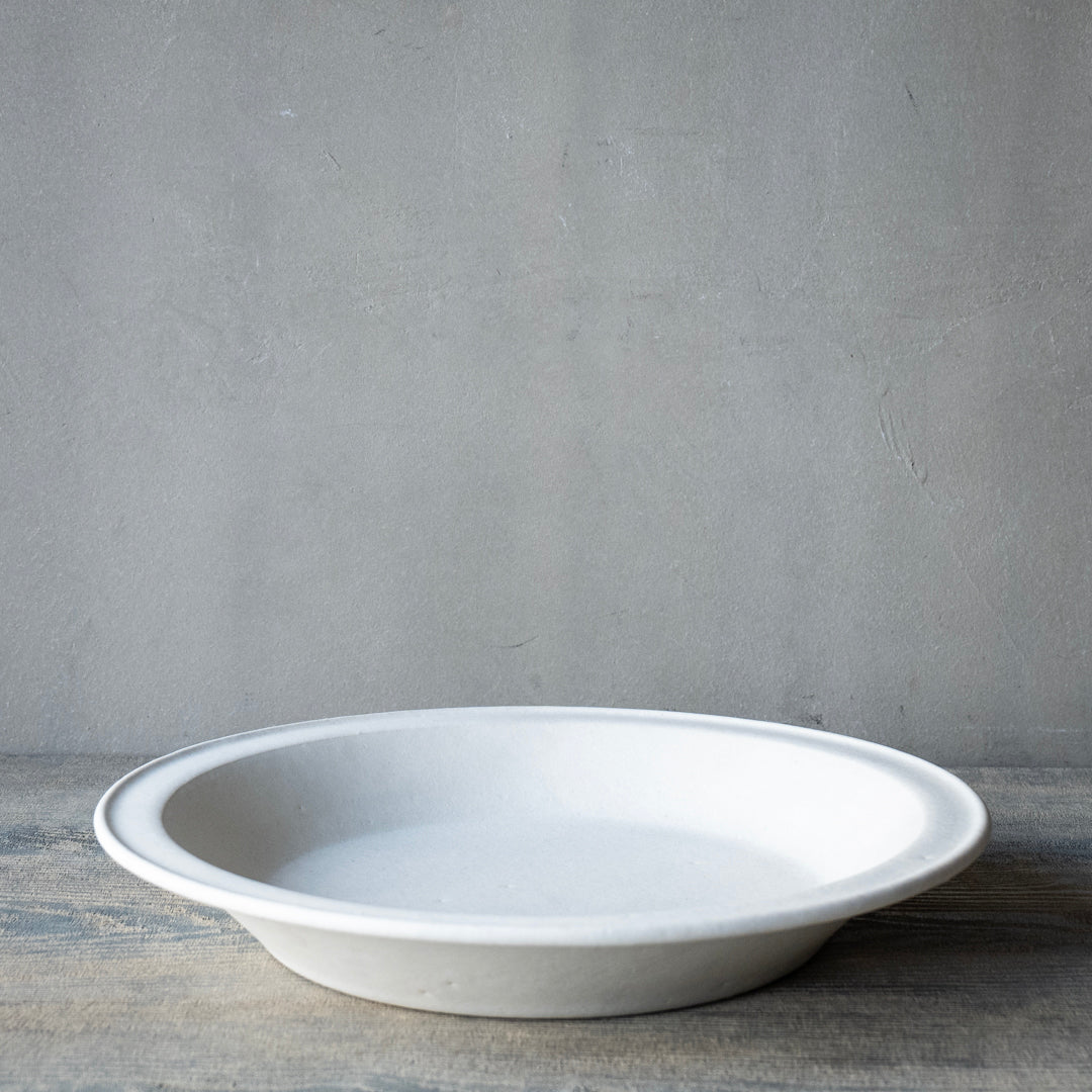 ●25-AF-30 リム皿（深）24cm 白 A