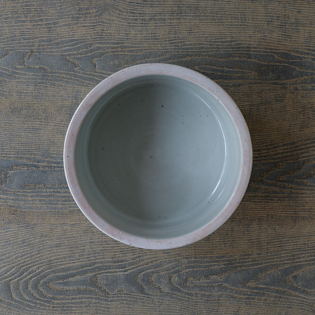 ●24-TS 34 Tomoko Sakai - White Porcelain Tube-Shaped Vase