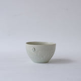 23-34 Shingo Oka White Porcelain Two-Handle Small Bowl