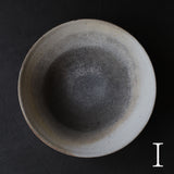 ●24-GN 35 Melted Finish Charcoal 21cm Rimmed Bowl