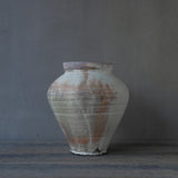 ●24-MS 36 Michikazu Sakai - White Kohiki Glaze Henko Flower Vase A