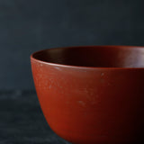 26-AS-2  Tsuzumi-wan (Tsuzumi-shaped Large Bowl) – Red