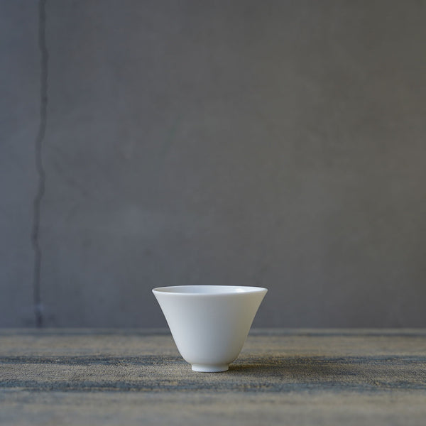 Yuichi Murakami White Porcelain Teacup for Chinese Tea