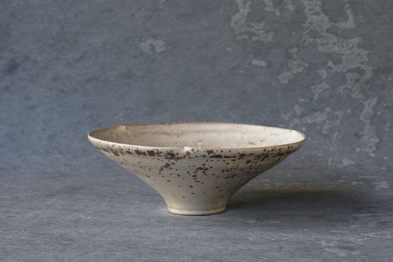 ●23-YI-40 Silver Glaze Flower-shaped Bowl  A