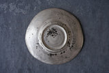 ●23-YI-42 Silver Glaze Rim Plate with Shell B