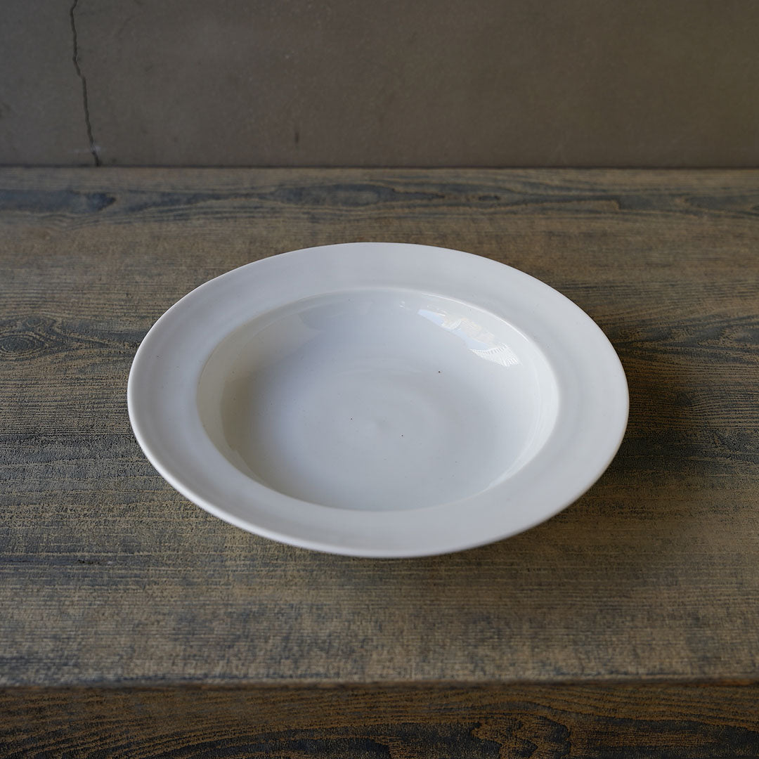 Yuichi Murakami - White Porcelain Soup Bowl, 22cm