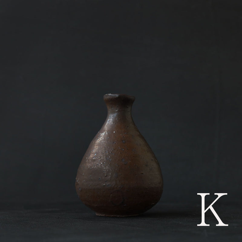 ●24-GN 45 Red Rust Finish Tokkuri (Sake Bottle)