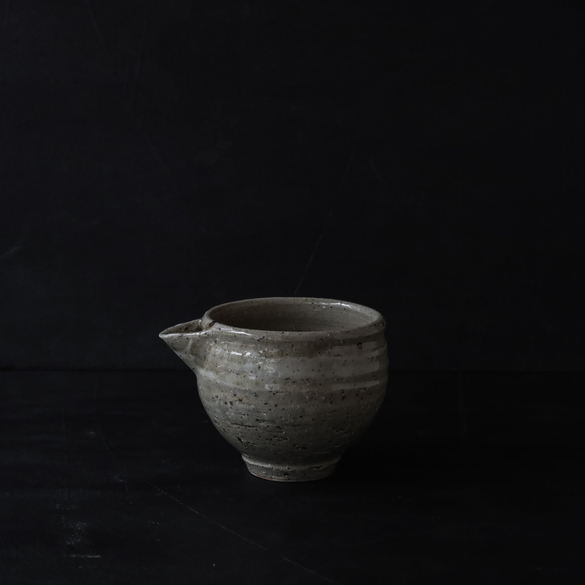 ●26-OM-46 刷毛目片口酒器セット