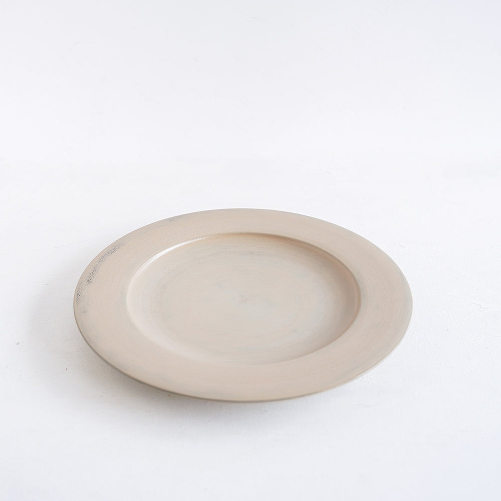 赤木明登　ディナー皿・白　未使用② 赤木明登 ディナー皿 白 – 雨晴/AMAHARE