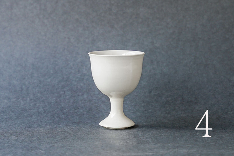 Hanako Nakazato Wine Goblet (White/C)