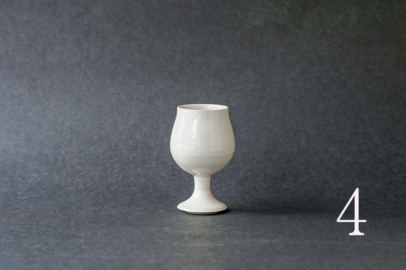 Hanako Nakazato Wine Goblet (White/A)