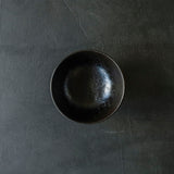 26-AS-4  Tsuzumi-wan (Tsuzumi-shaped Small Bowl) – Black