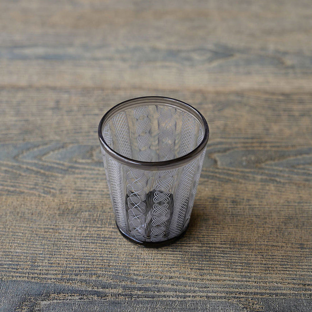 ○24-YTDM5レースガラス グラス （薄墨） – 雨晴/AMAHARE