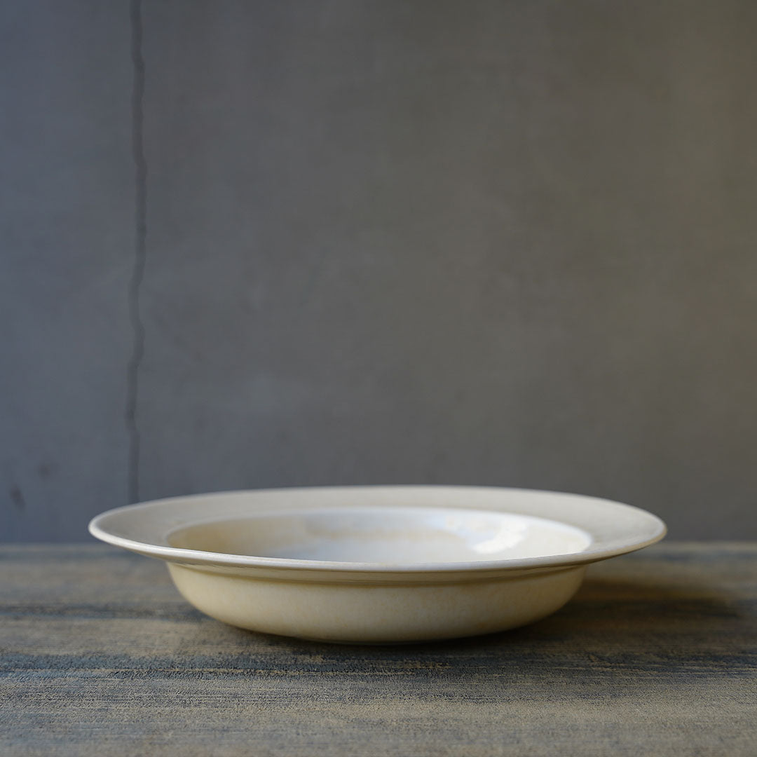 Yuichi Murakami - Rice-Colored Celadon Soup Bowl, 22cm