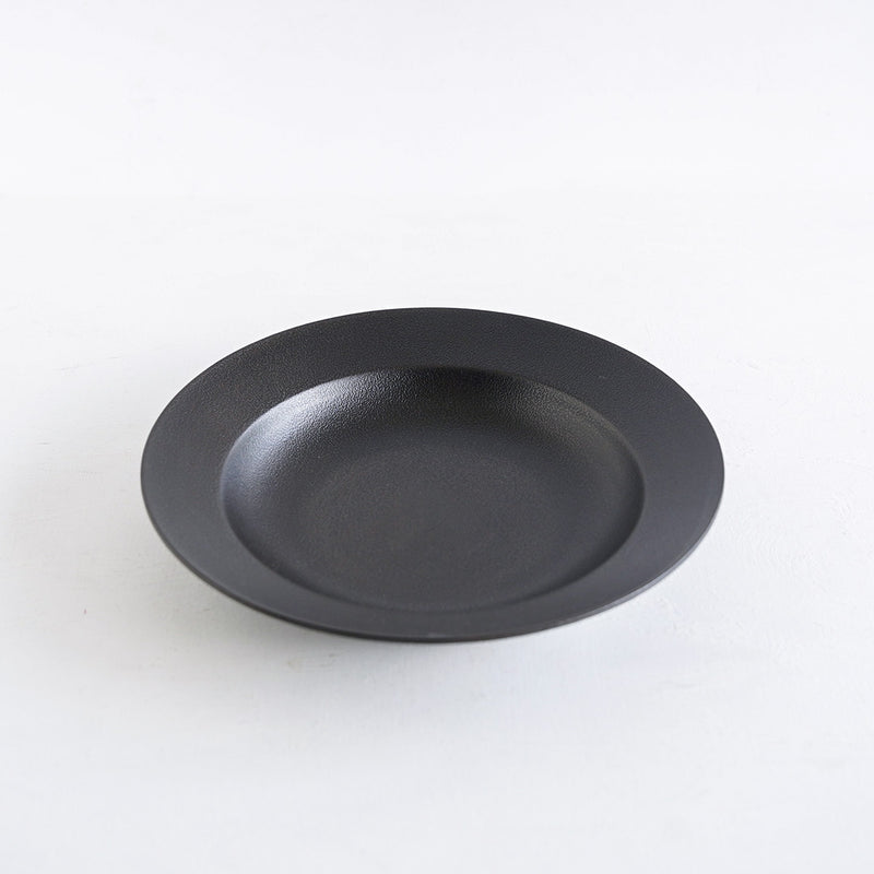 ●23-AA-53 スープ皿 黒