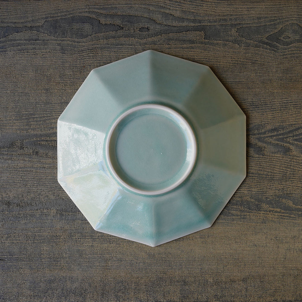 村上雄一 青磁10角深皿26cm – 雨晴/AMAHARE