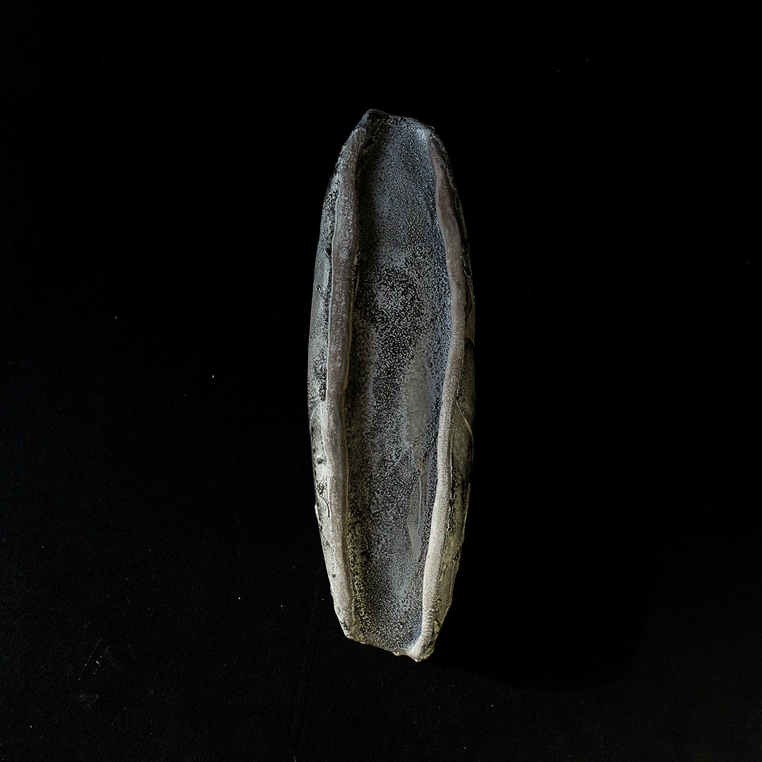 ●25-IY-56銀彩台皿 A