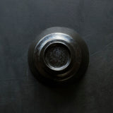 26-AS-19  Asagao-wan (Morning Glory-shaped Bowl) – Black