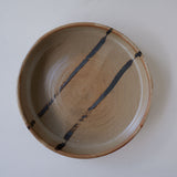 ●25-YT69 Black Karatsu Plate