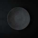 ●25-KF Sabi-urushi Deep Plate 24cm Black
