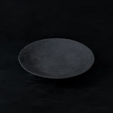 ●25-KF Sabi-urushi Deep Plate 24cm Black