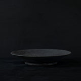 ●25-KF Sabi-urushi Deep Plate 24cm Black