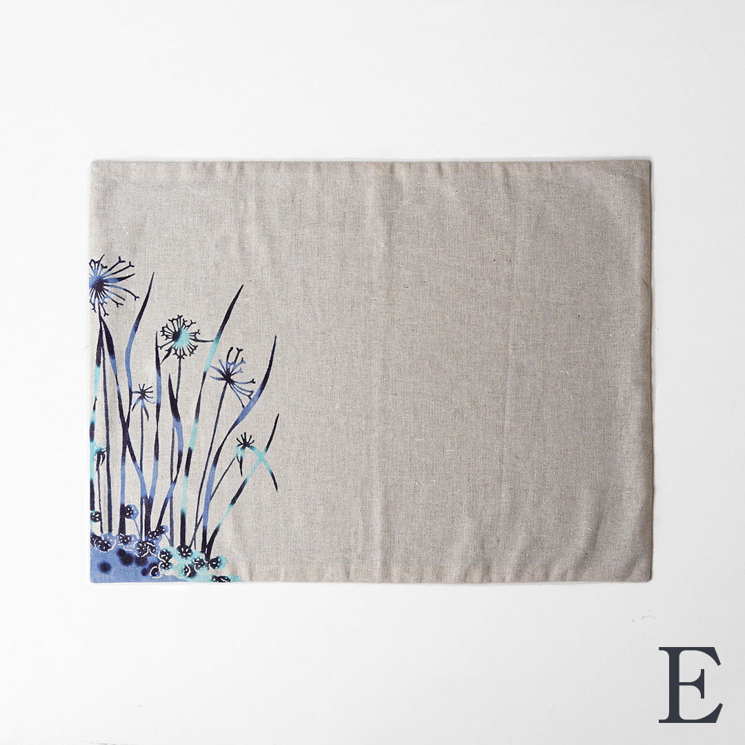 Bingata Nawachou Place Mat Waterside Scene Aigata