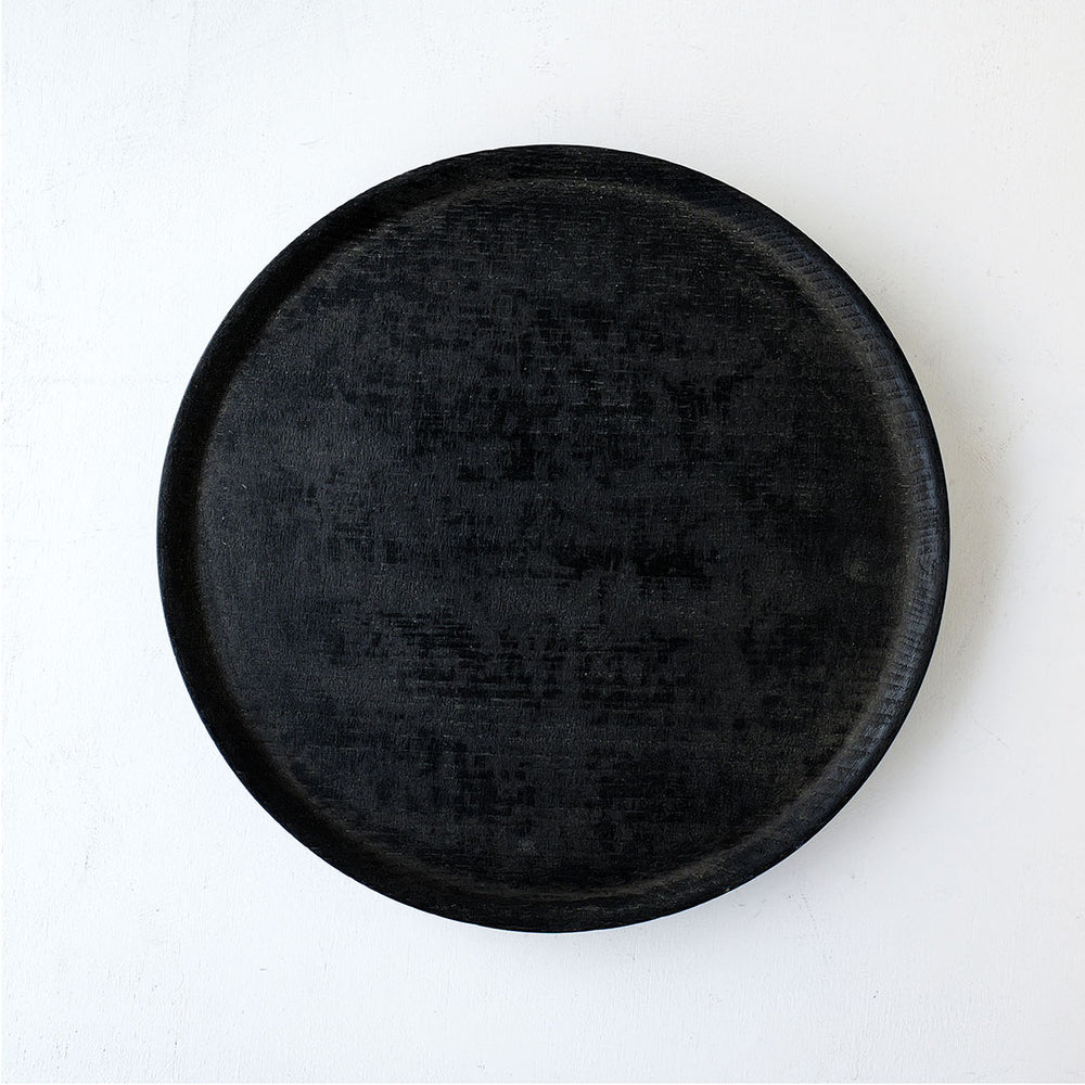 Shimoo - 浮様 丸盆 30cm, Handmade in Japan Shimoo - 浮様 丸盆 30cm, Handmade in Japan - メルカリ
