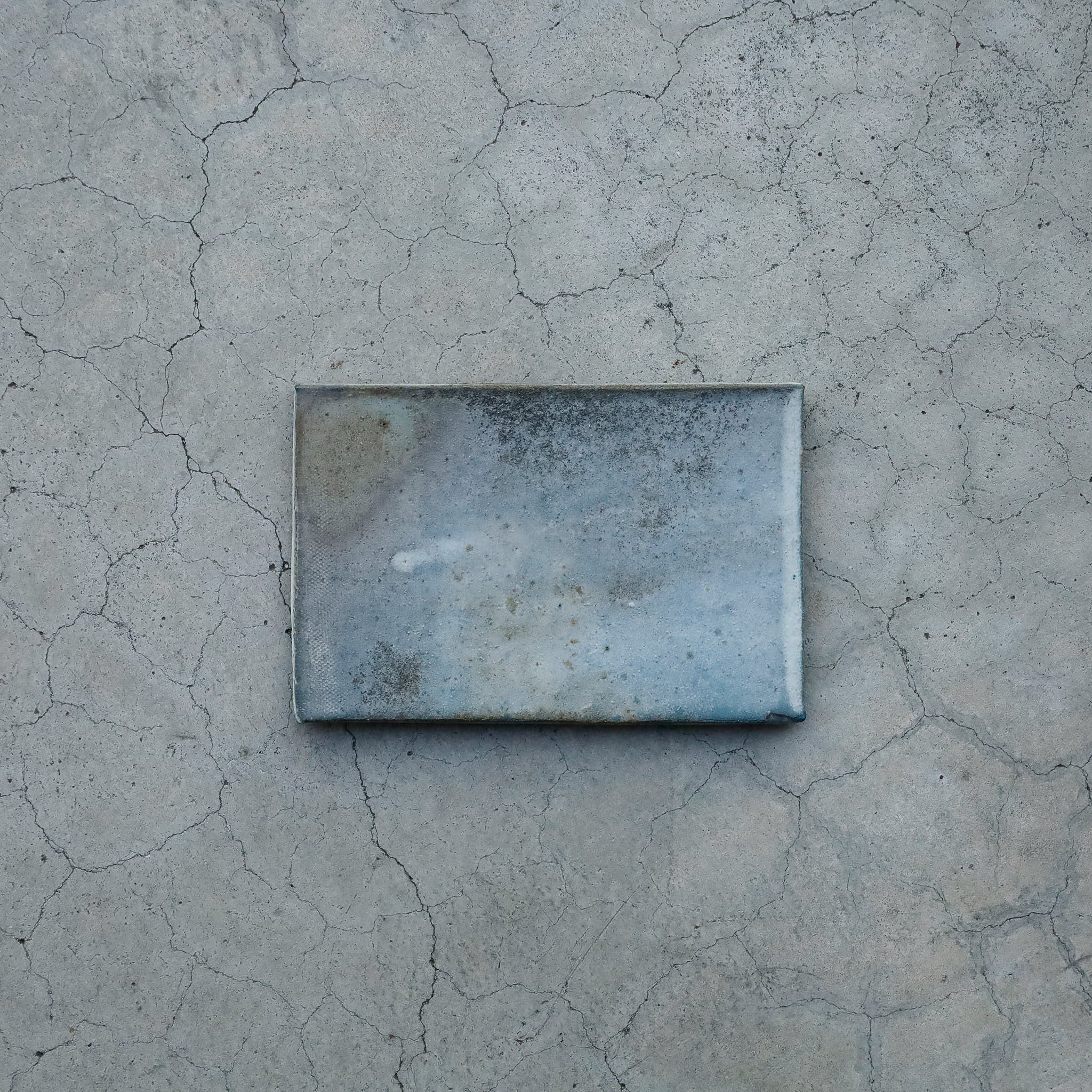 Etsuji Noguchi / White Rust, Rectangular Plate C