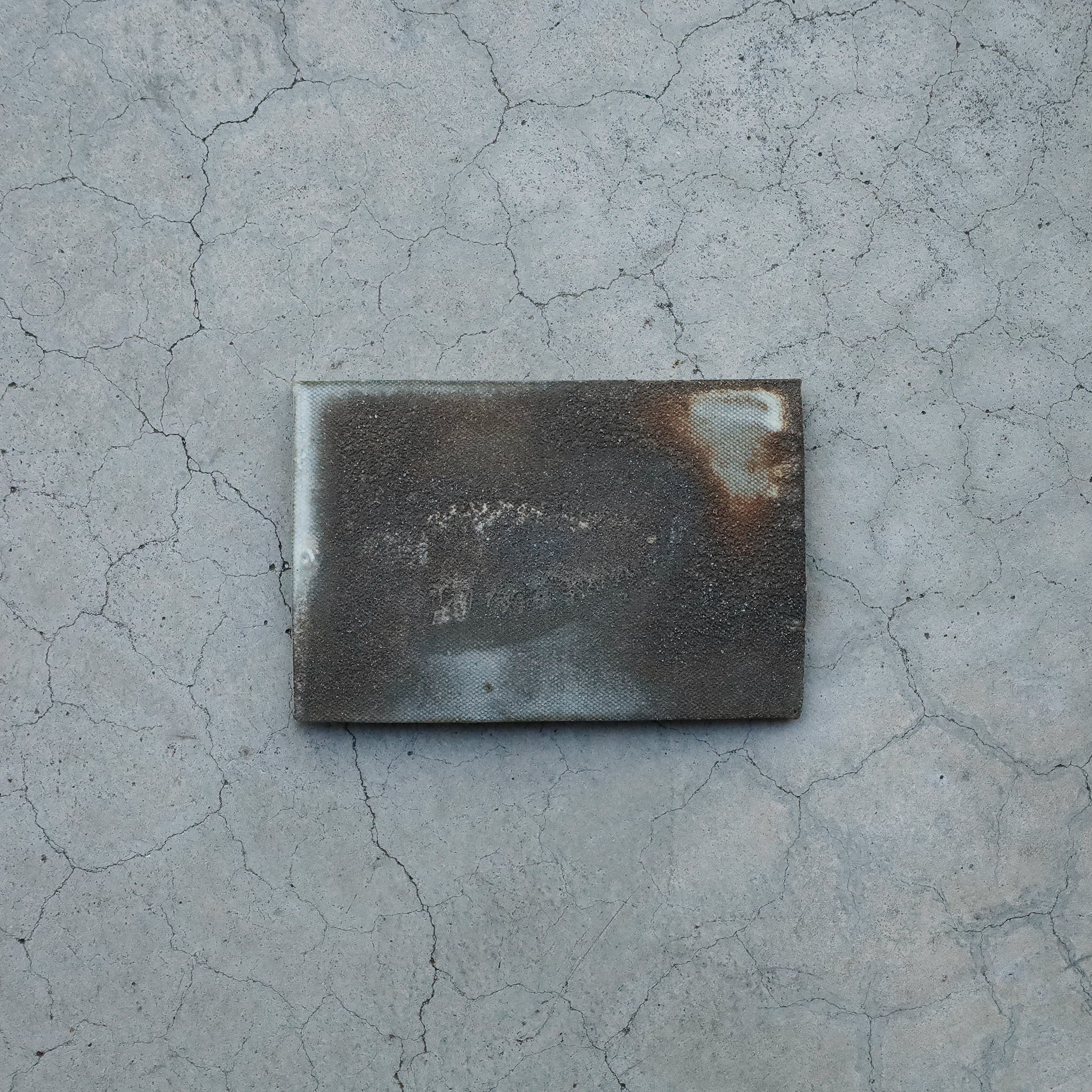 Etsuji Noguchi / White Rust, Rectangular Plate C