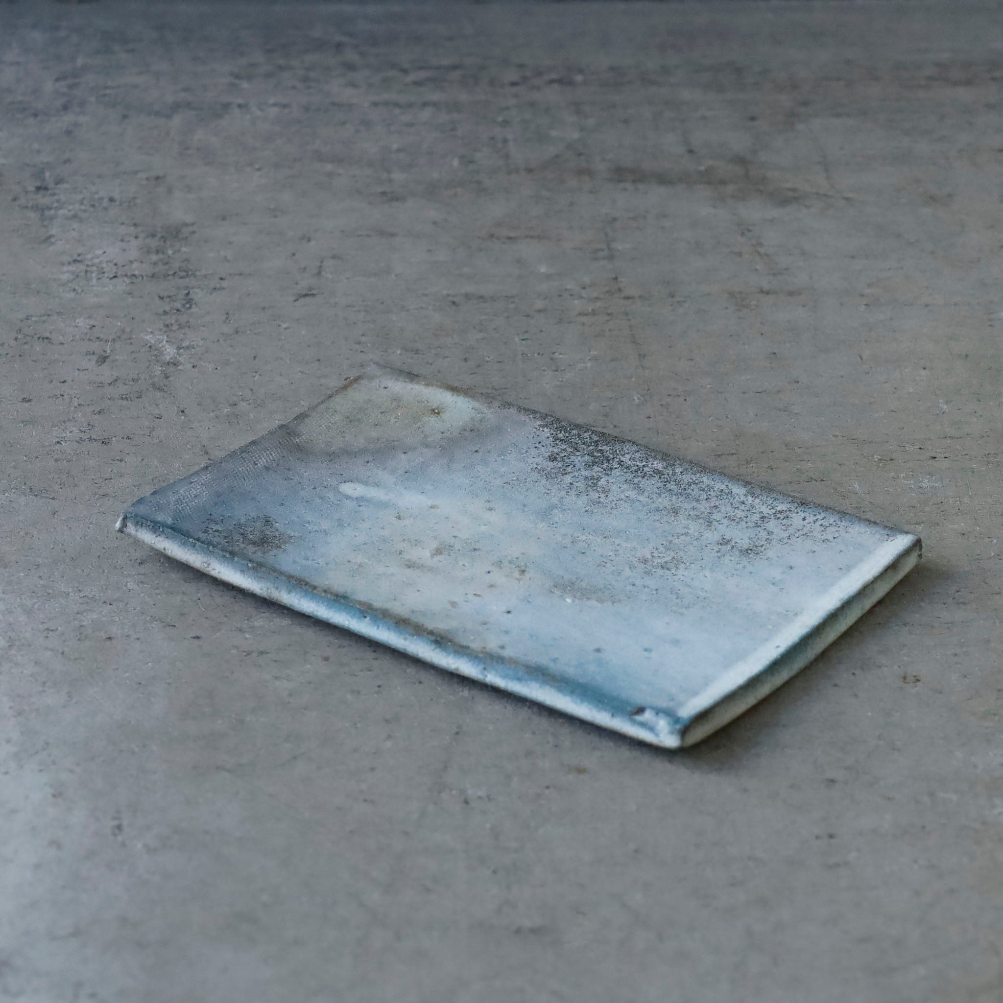Etsuji Noguchi / White Rust, Rectangular Plate C