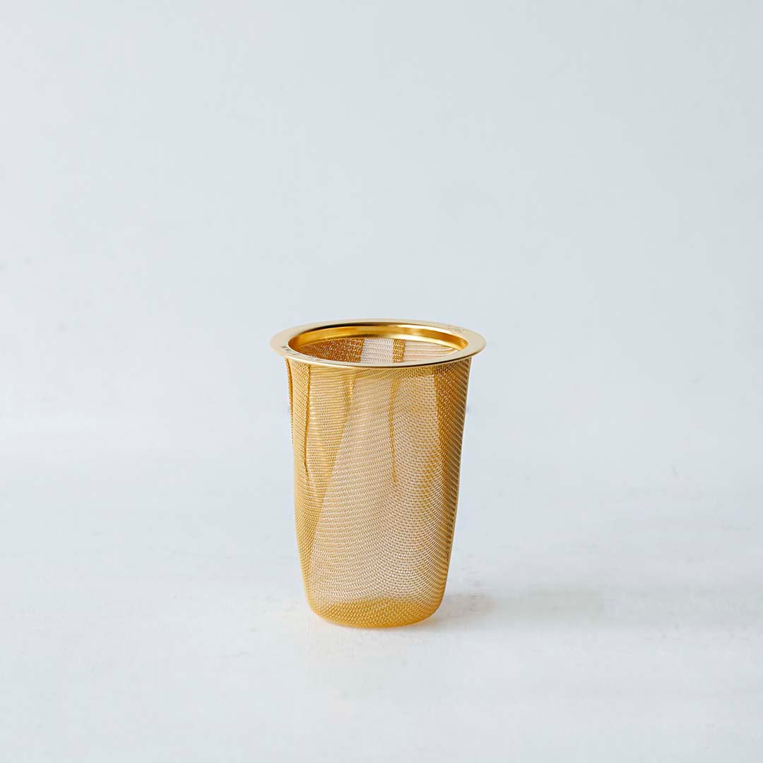 空間鋳造 鉄急須 Egg 中 白金色 縞細工鉉(桐箱入り)