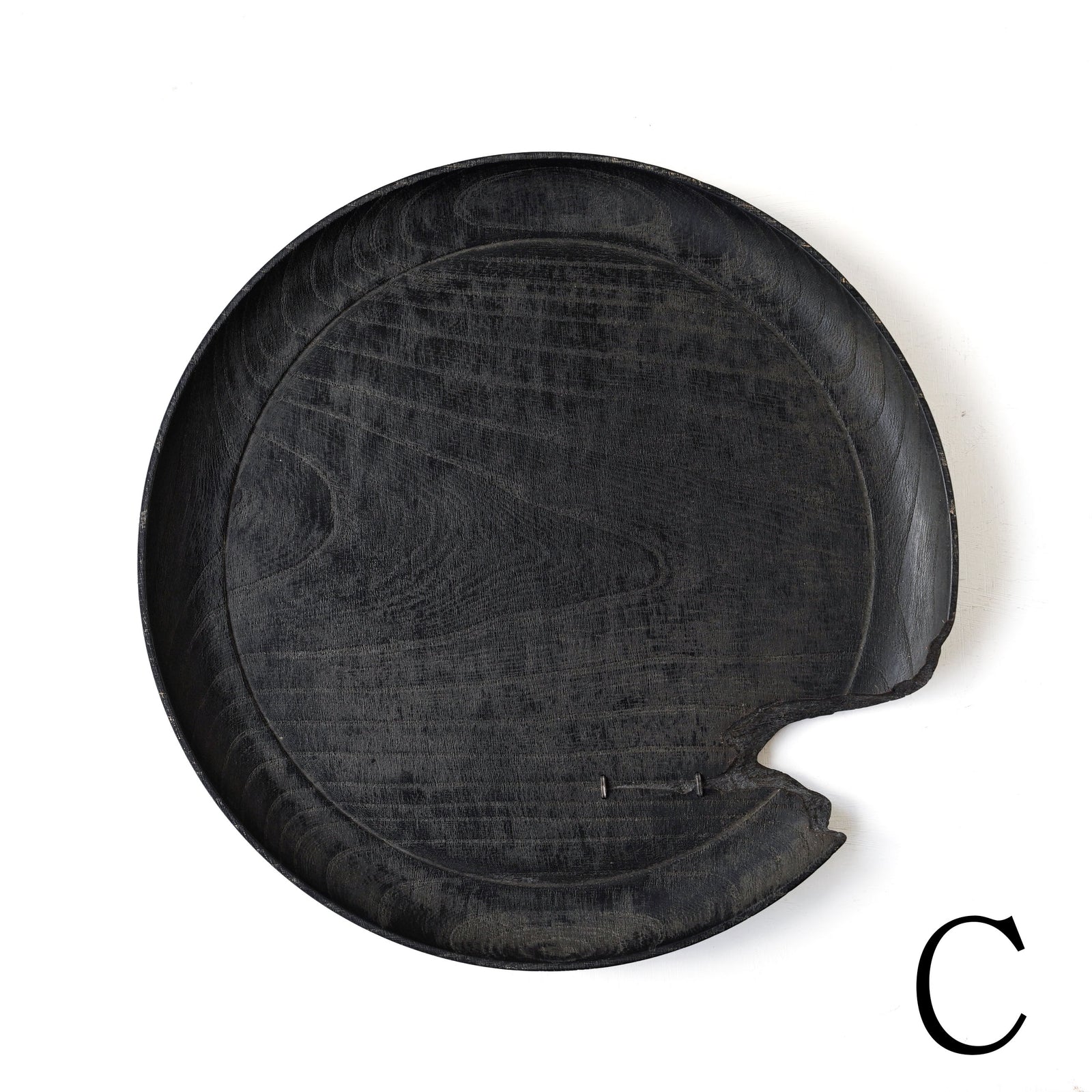 浮様 大盆 黒 鎹 – 雨晴/AMAHARE