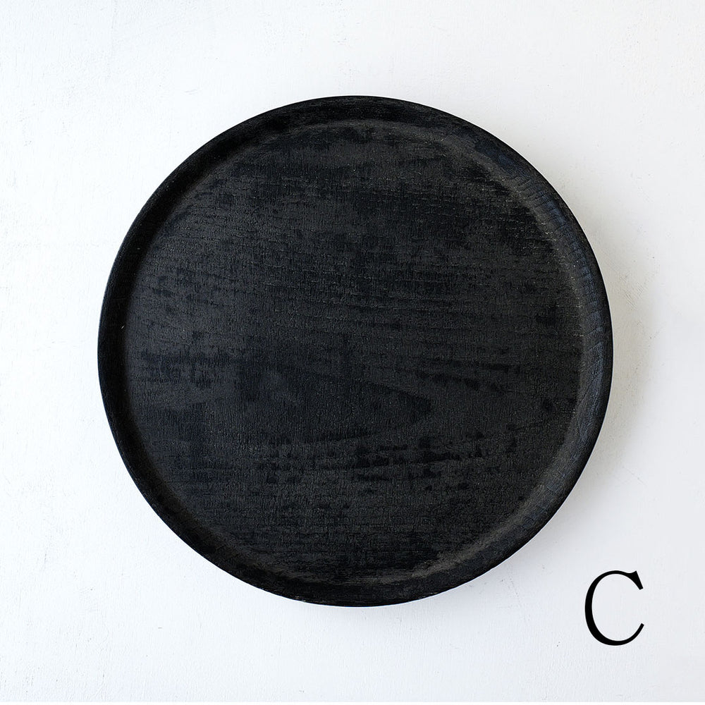 Shimoo - 浮様 丸盆 30cm, Handmade in Japan C_6acf2ff9-2a71-4441-9d87-