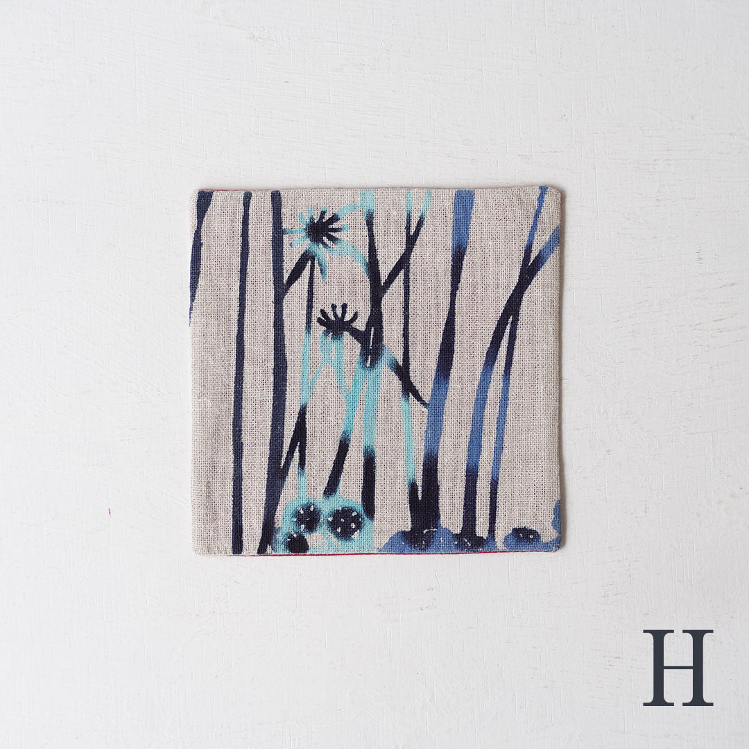 Bingata Nawachou Coaster Waterside Scene Aigata
