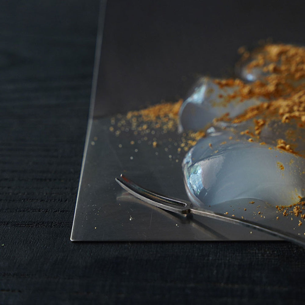 竹俣勇壱 Takemata Yuichi ステンレス角皿/折S 2枚セット 竹俣勇壱 角皿 折 Sサイズ ステンレス -lizm