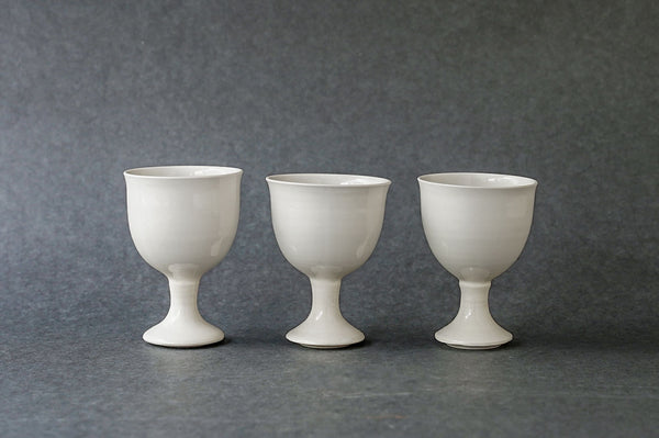 Hanako Nakazato Wine Goblet (White/C)