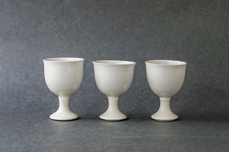 Hanako Nakazato Wine Goblet (White/C)