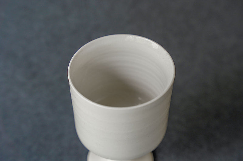 Hanako Nakazato Wine Goblet (White/B)