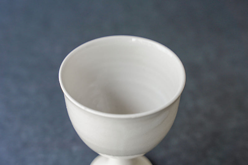 Hanako Nakazato Wine Goblet (White/C)