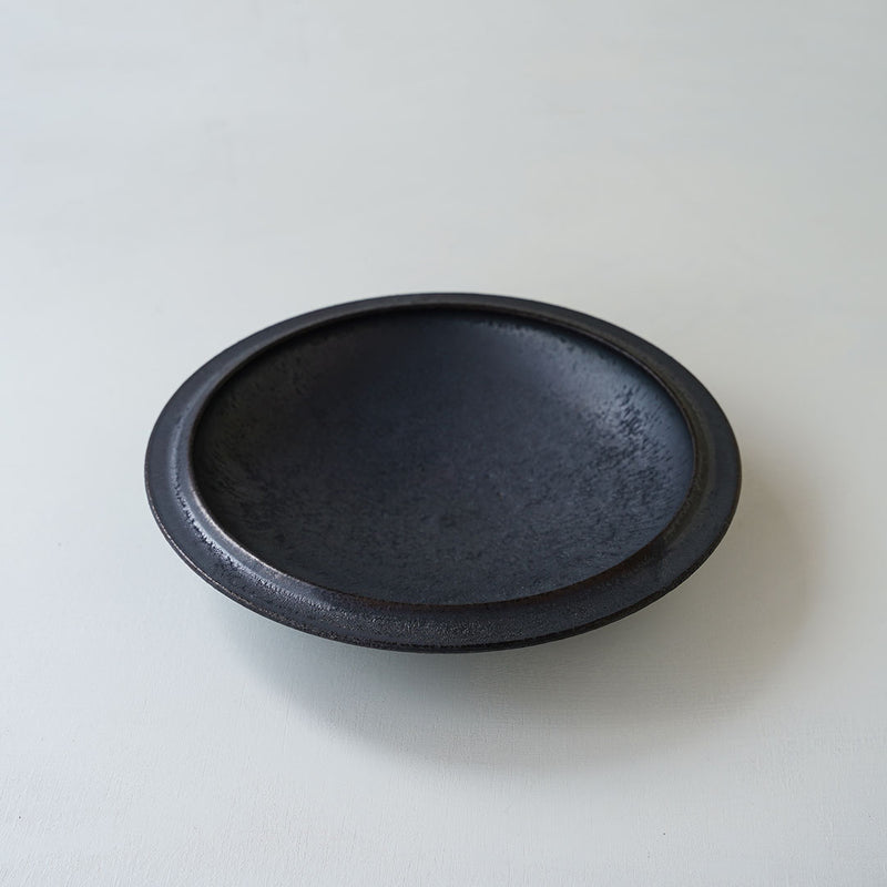 Atsushi Funakushi Round plate Black
