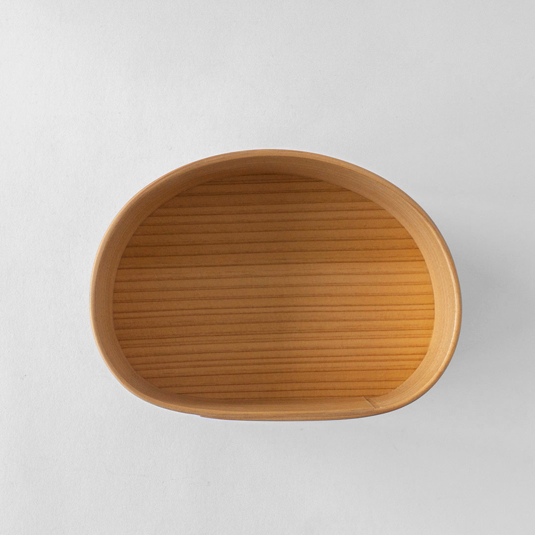 ◆Ryobian - Oval "Magewappa" Lunch Box (2-tier, Gift)