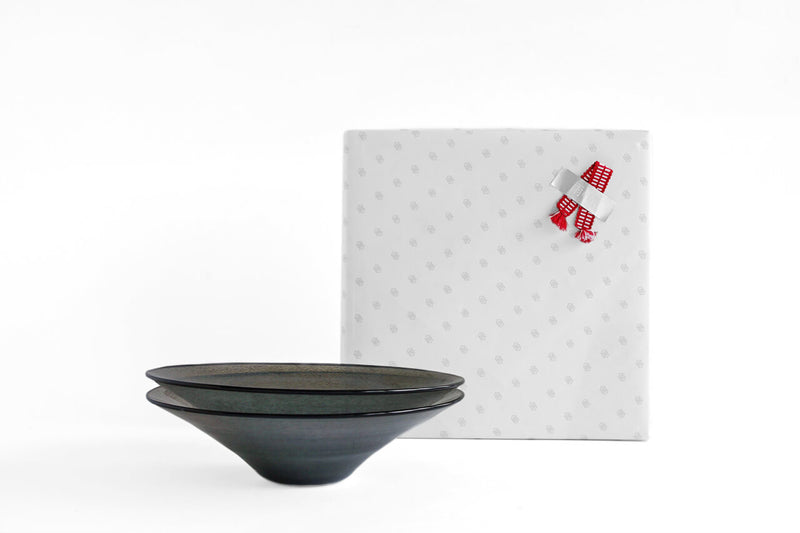 ◆kasumi bowl S KURO (Gift Set of 2)